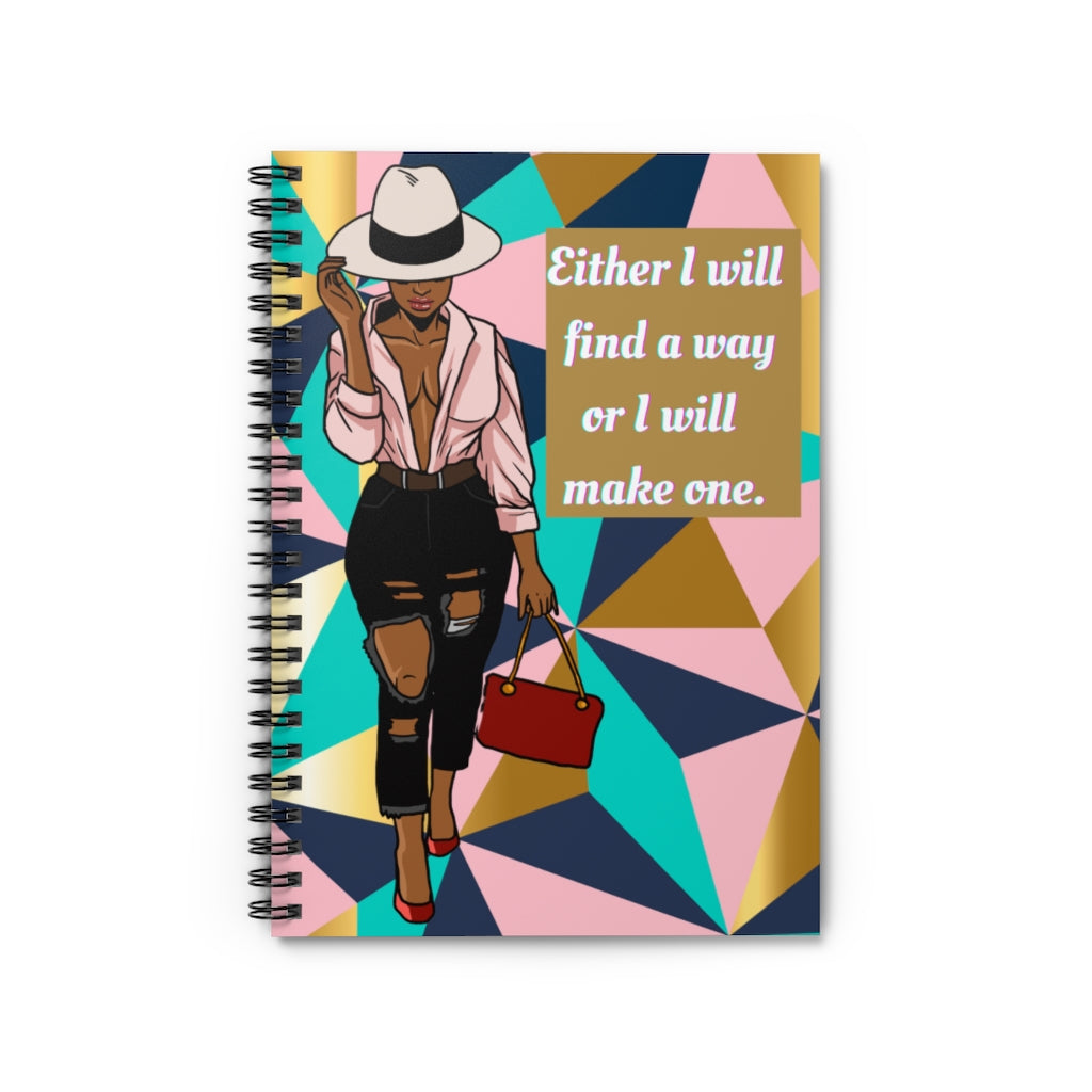 I Will Find A Way-Spiral Notebook - Ruled Line