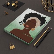 Load image into Gallery viewer, Green Melanin-Hardcover Journal Matte
