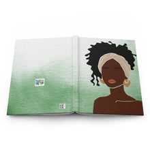 Load image into Gallery viewer, Green Melanin-Hardcover Journal Matte
