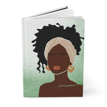 Load image into Gallery viewer, Green Melanin-Hardcover Journal Matte
