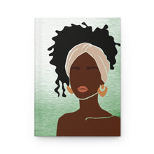 Load image into Gallery viewer, Green Melanin-Hardcover Journal Matte
